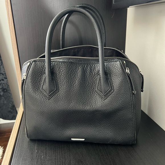Rebecca Minkoff Handbags - Rebecca Minkoff Black Leather Top Handle